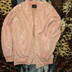 Pink bomber jacket never worn brand new